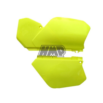 Tampas laterais YAMAHA DT 125 R / DTR amarelo neon - HP